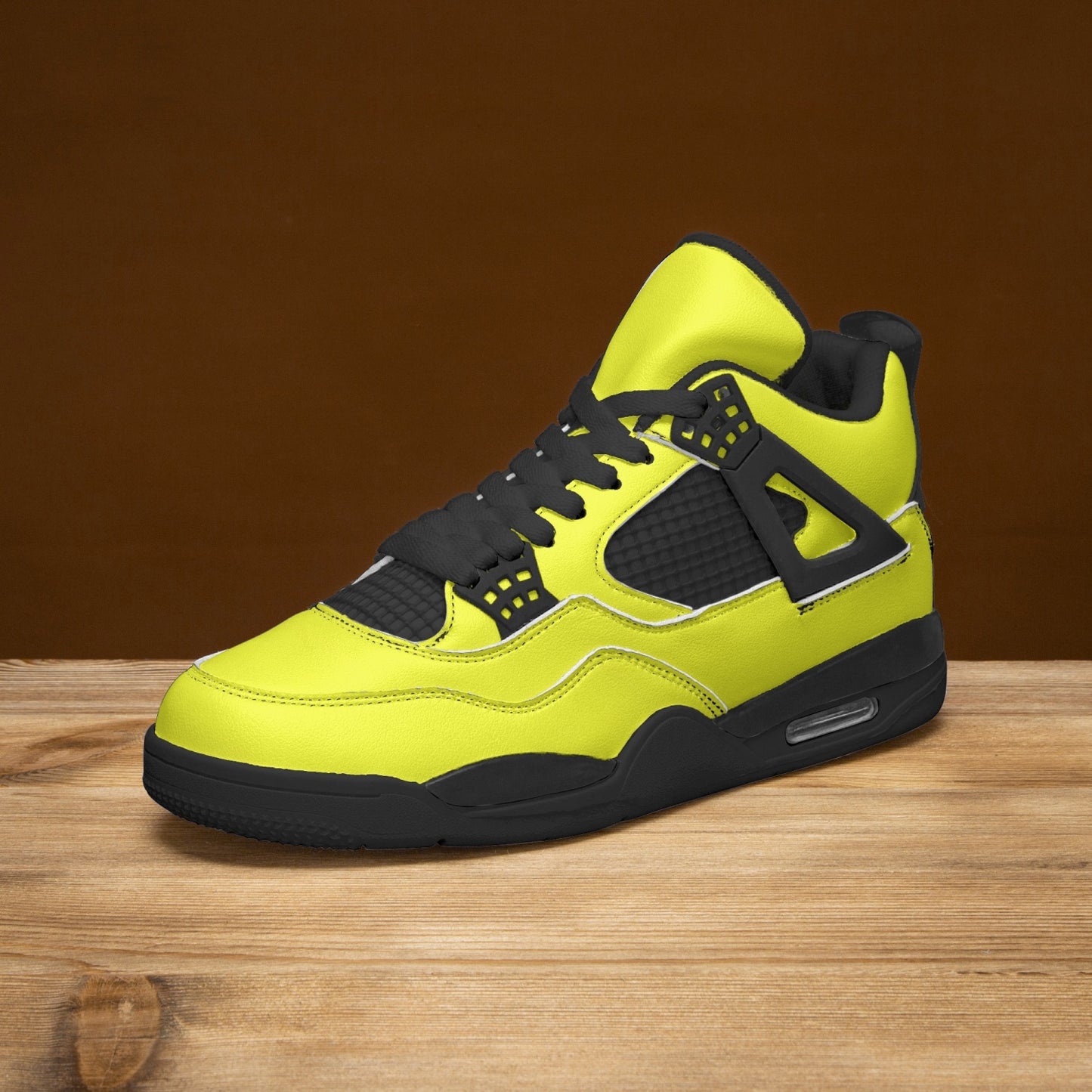 698. AJ4 Basketball Sneakers -Black Sole