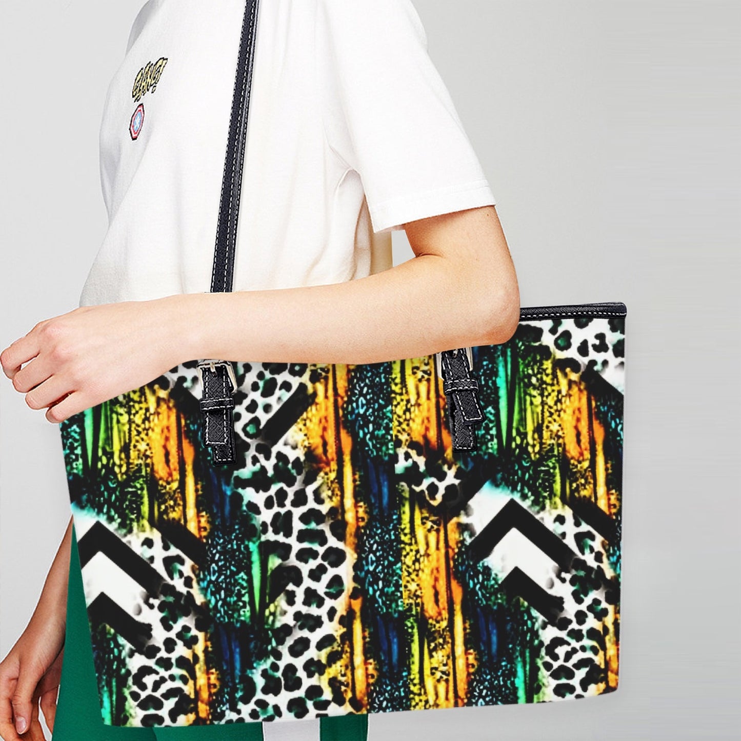 586. Large Leather Tote Bag for Women