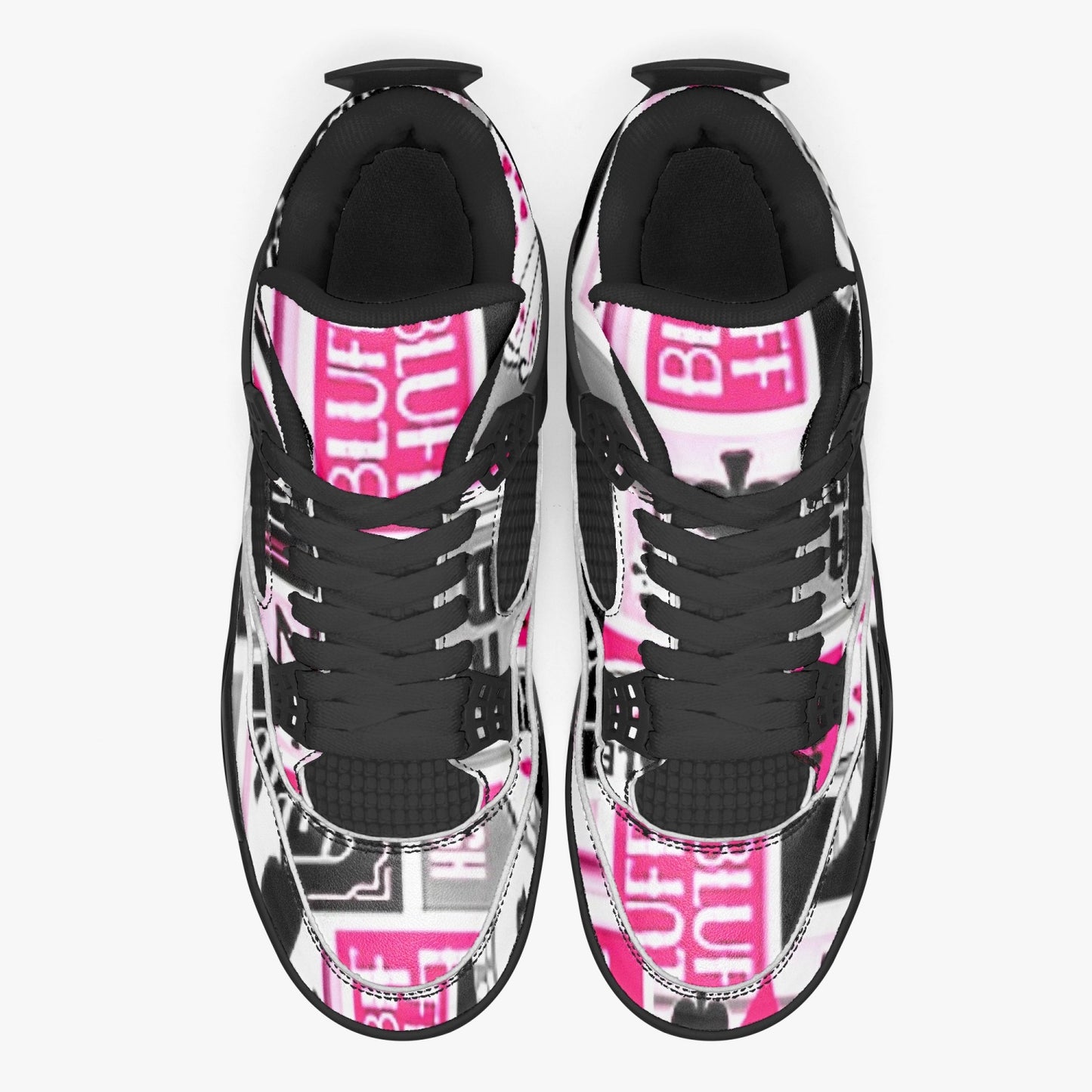 698. AJ4 Basketball Sneakers -Black Sole