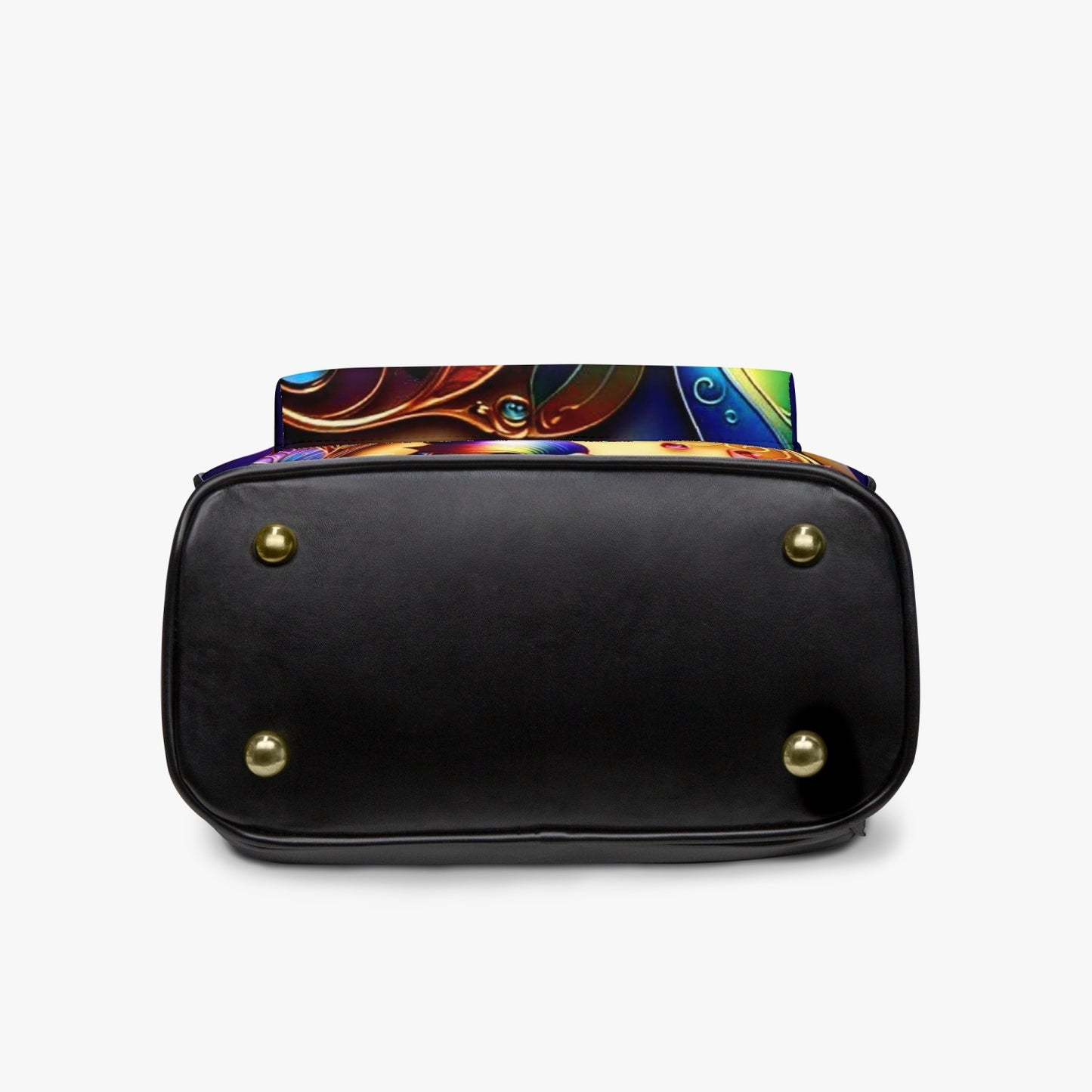 909. All Over Printed PU Backpack