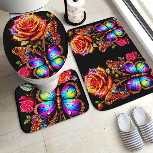 778. 3 Pcs Toilet Rug Set