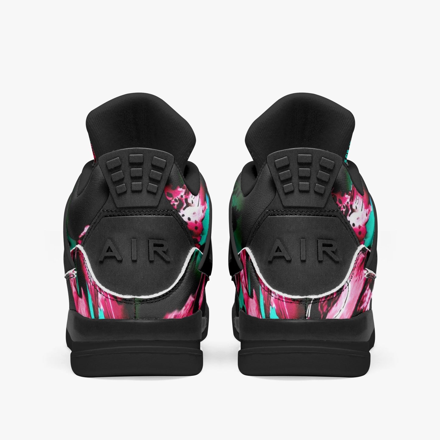 698. AJ4 Basketball Sneakers -Black Sole