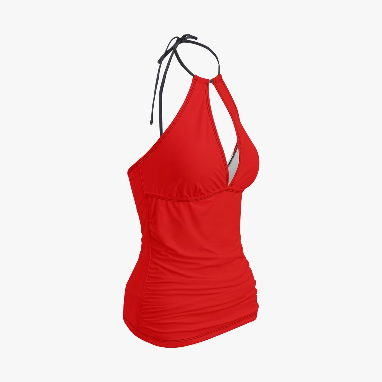 1033. Halter Top Two-Piece Tankini Swimsuit