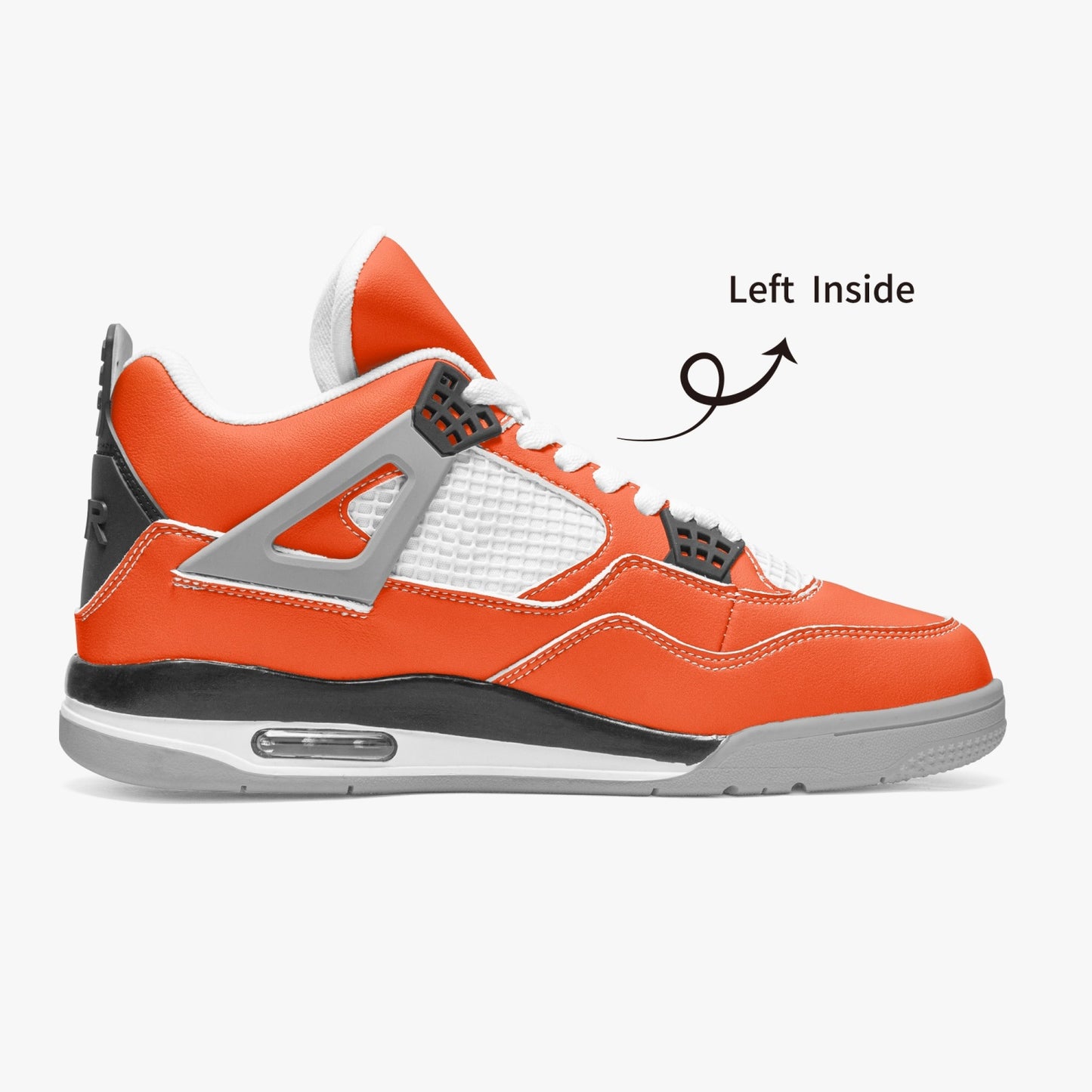 699. AJ4 Basketball Sneakers -Grey Sole