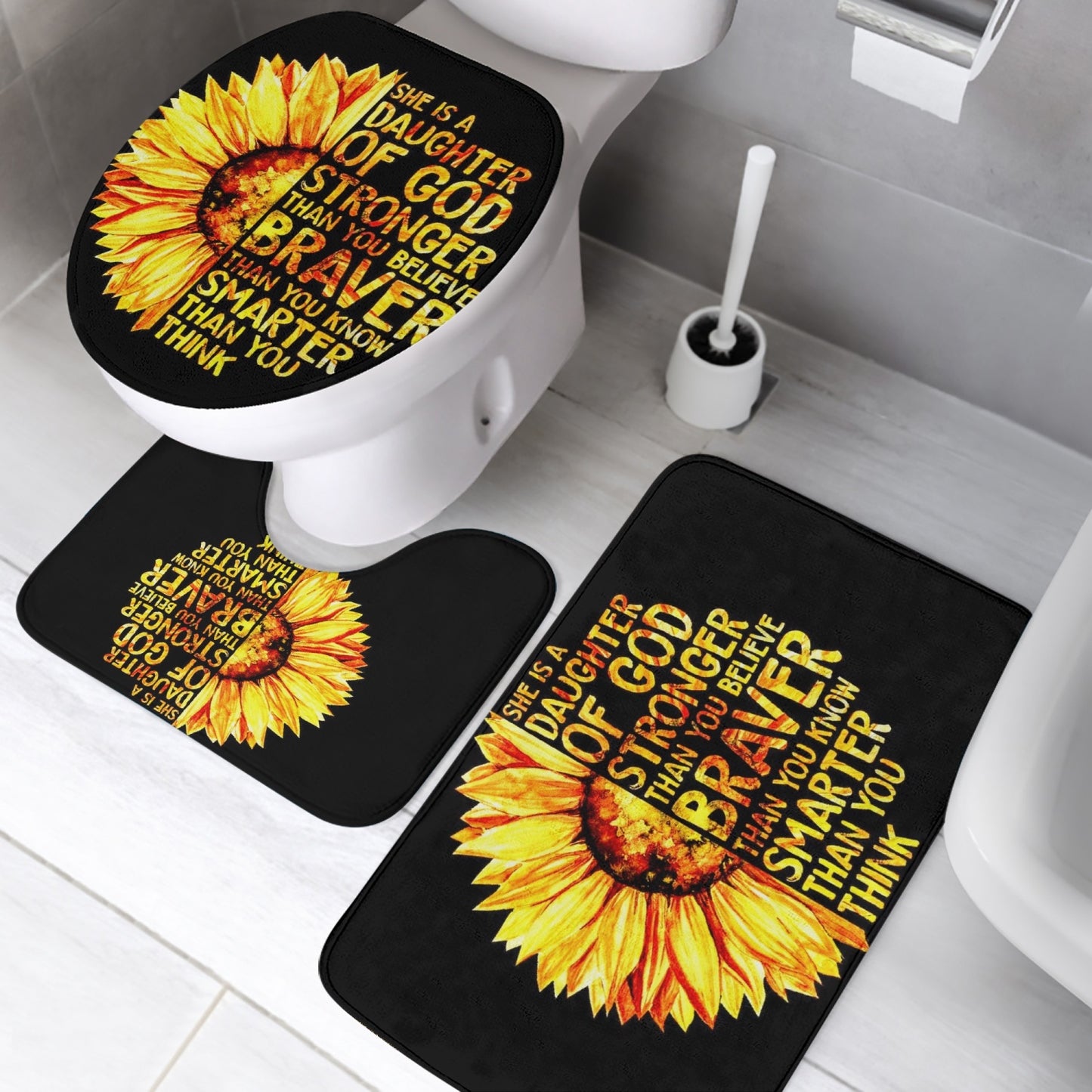 778. 3 Pcs Toilet Rug Set