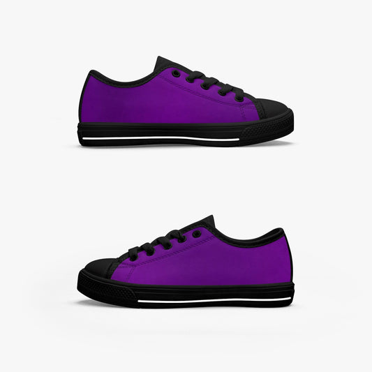 421.Kid’s Low-Top Canvas Shoes-Black