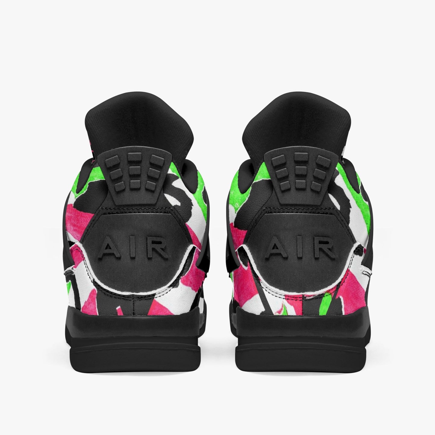 698. AJ4 Basketball Sneakers -Black Sole