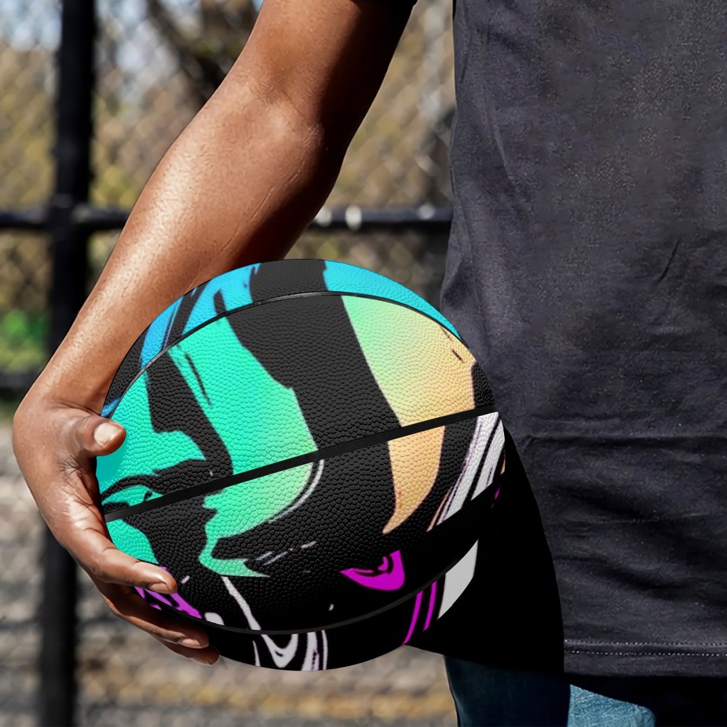 810. Basketball - Eight - Panel Printed