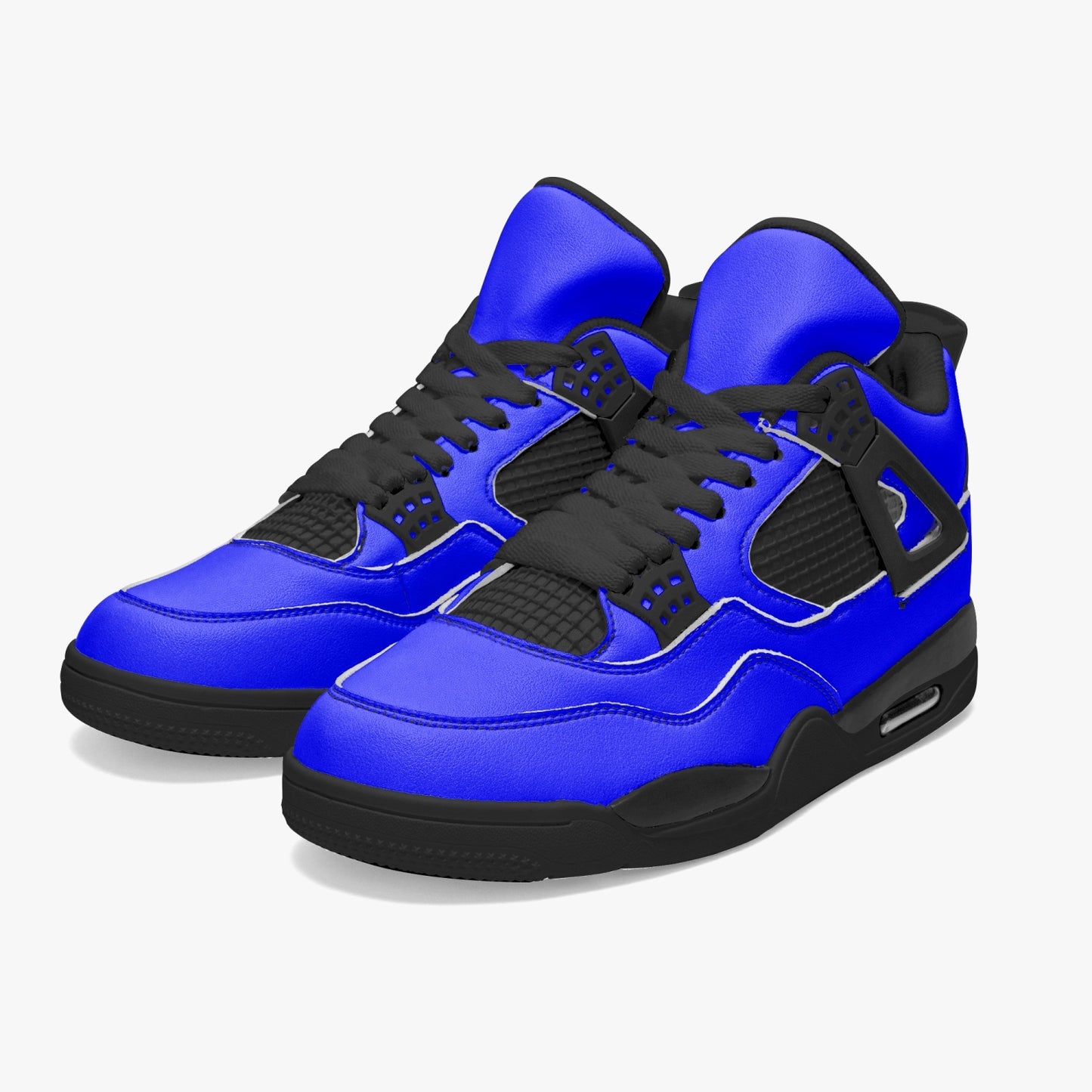 698. AJ4 Basketball Sneakers -Black Sole