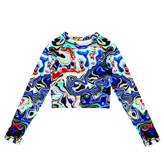 long-sleeve crop top