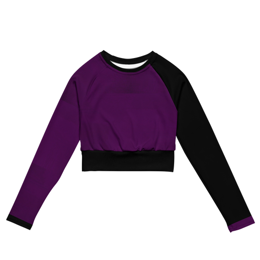 long-sleeve crop top