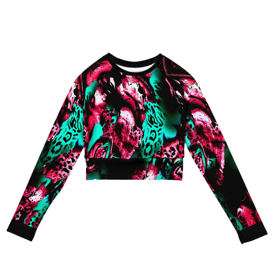 long-sleeve crop top