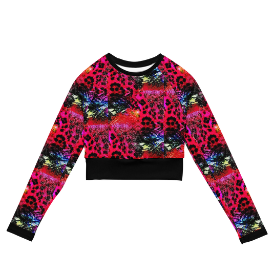 long-sleeve crop top