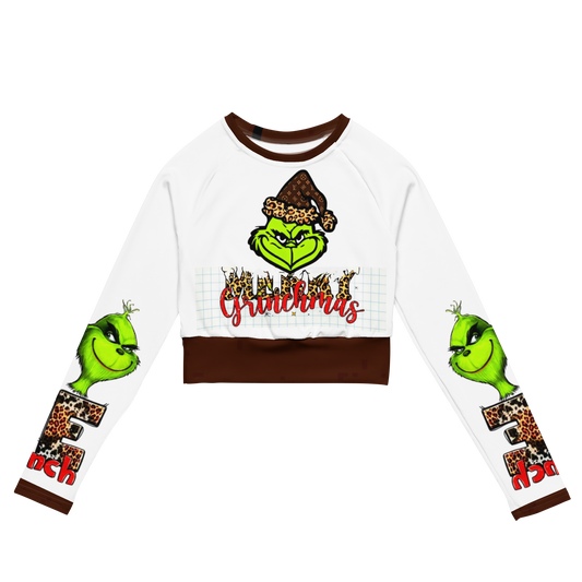 long-sleeve crop top