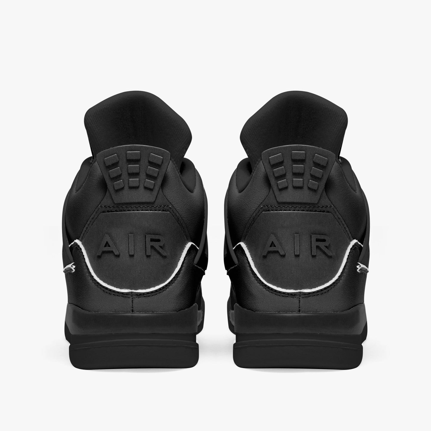 698. AJ4 Basketball Sneakers -Black Sole
