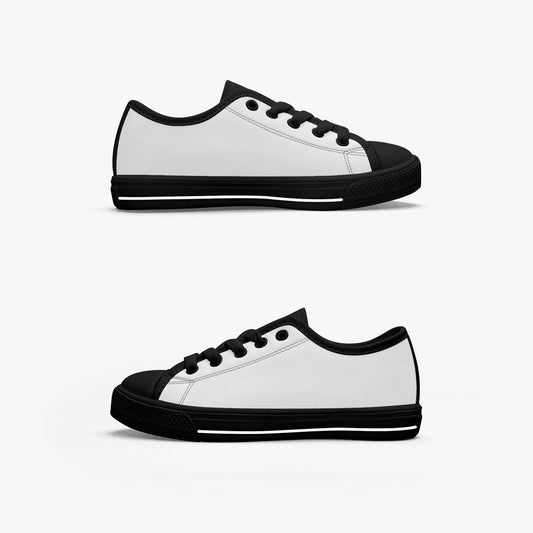 421.Kid’s Low-Top Canvas Shoes-Black