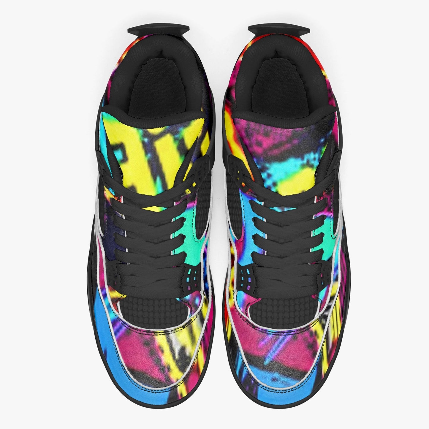 698. AJ4 Basketball Sneakers -Black Sole