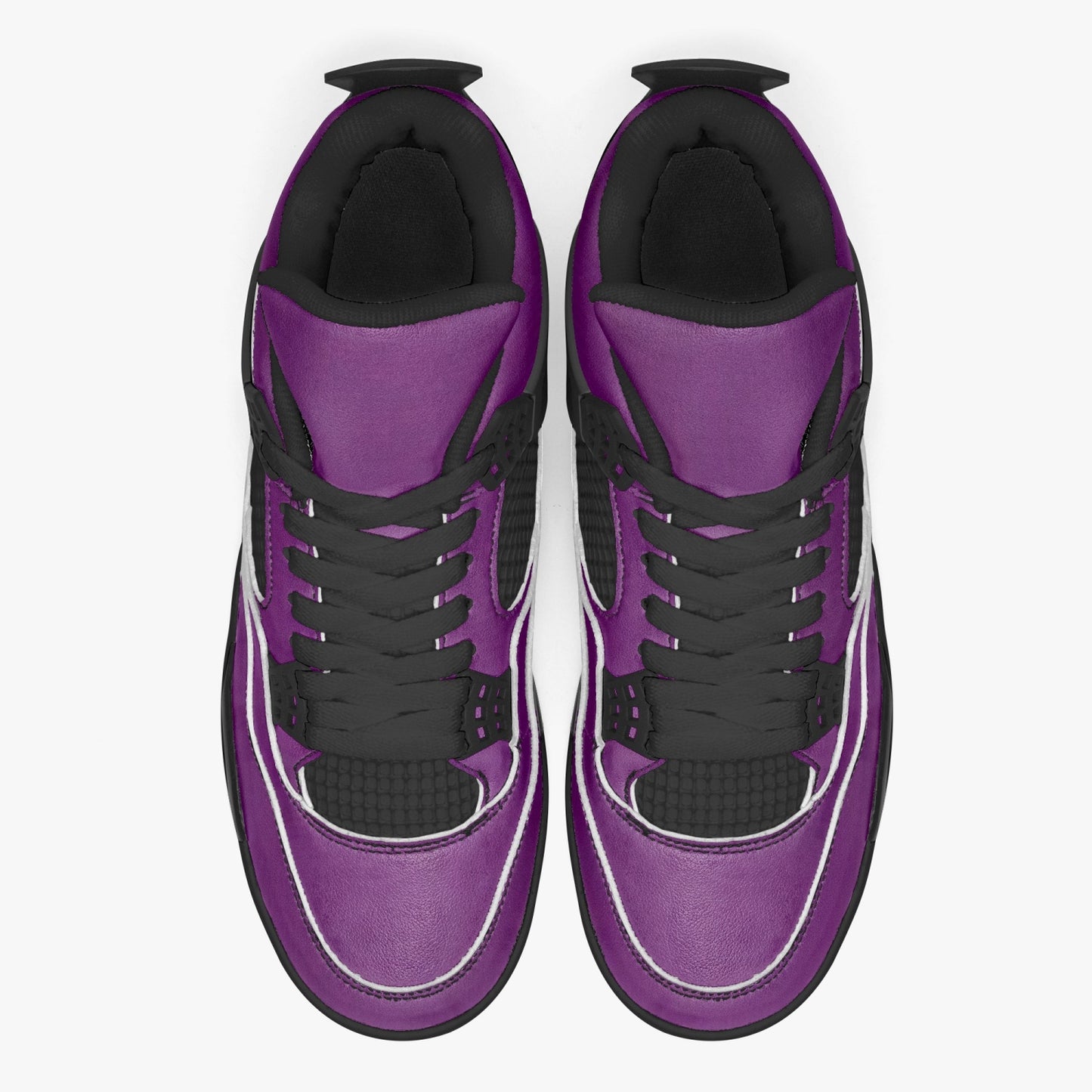 698. AJ4 Basketball Sneakers -Black Sole