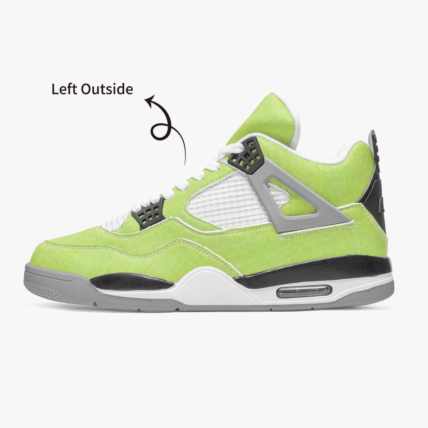 699. AJ4 Basketball Sneakers -Grey Sole