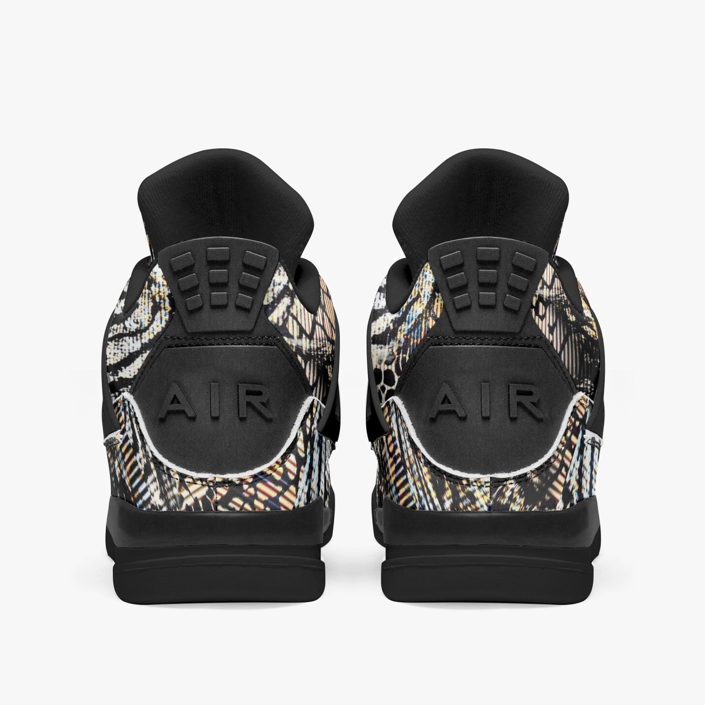 698. AJ4 Basketball Sneakers -Black Sole