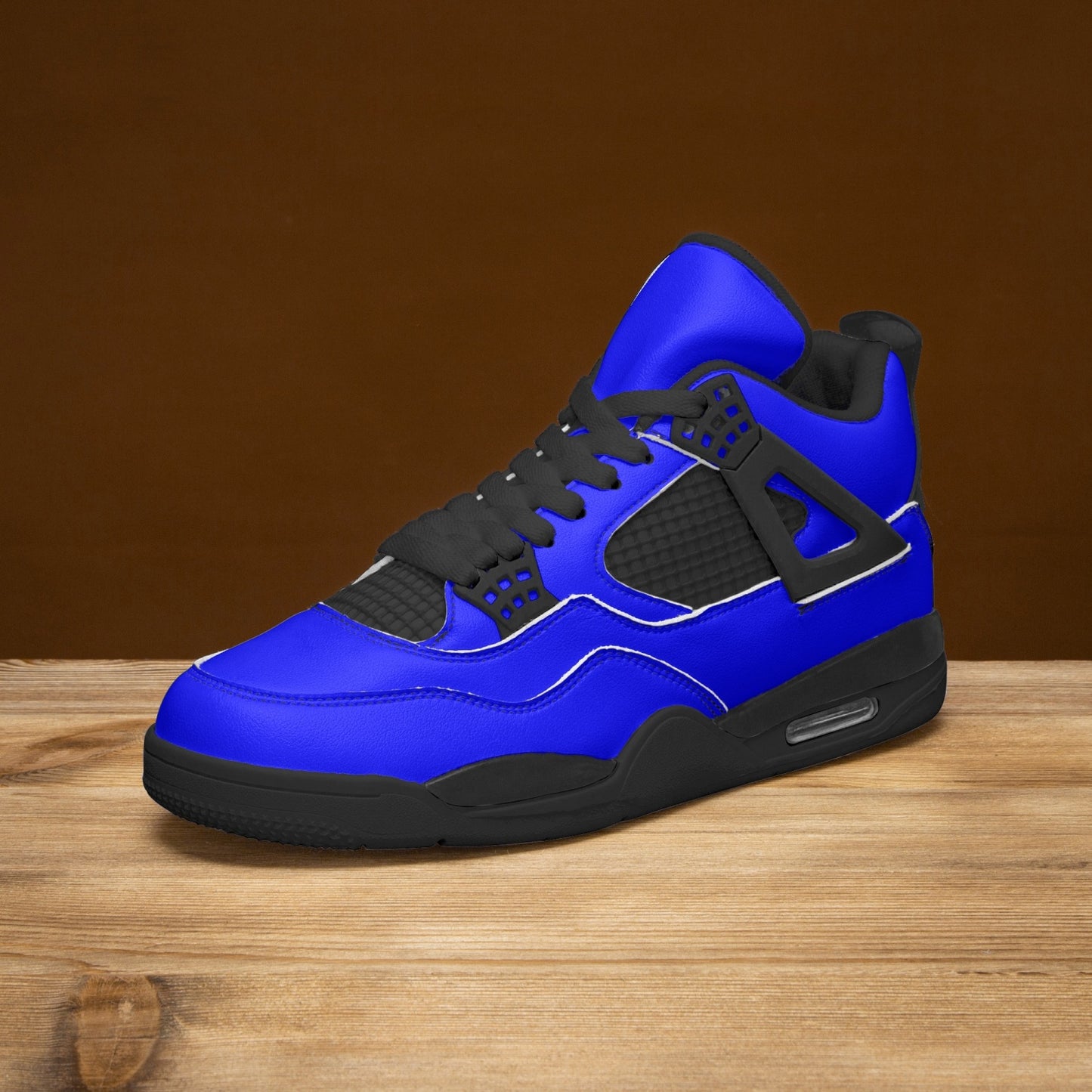698. AJ4 Basketball Sneakers -Black Sole