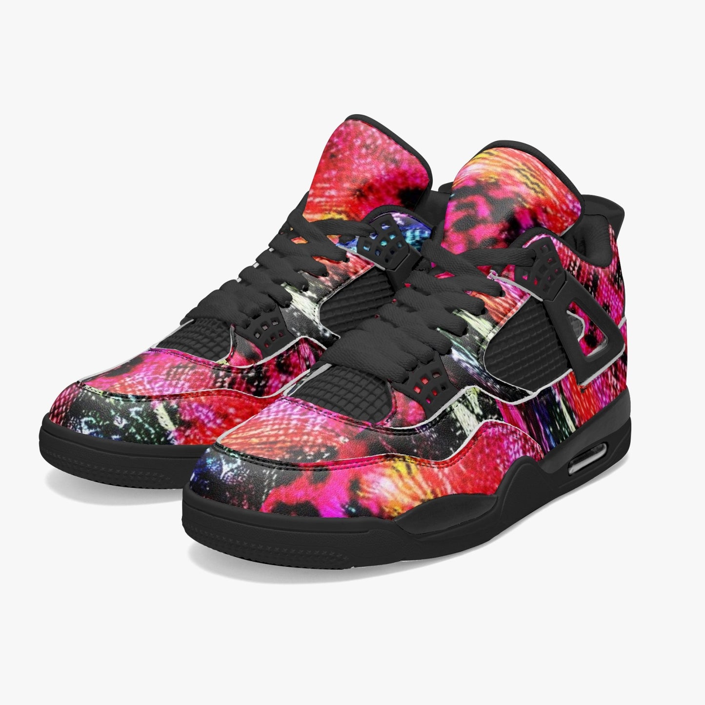698. AJ4 Basketball Sneakers -Black Sole