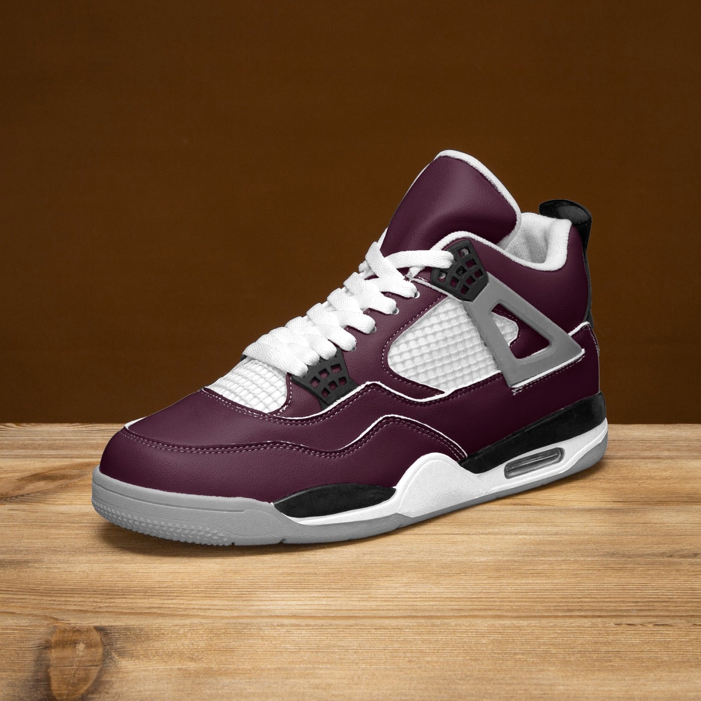 699. AJ4 Basketball Sneakers -Grey Sole