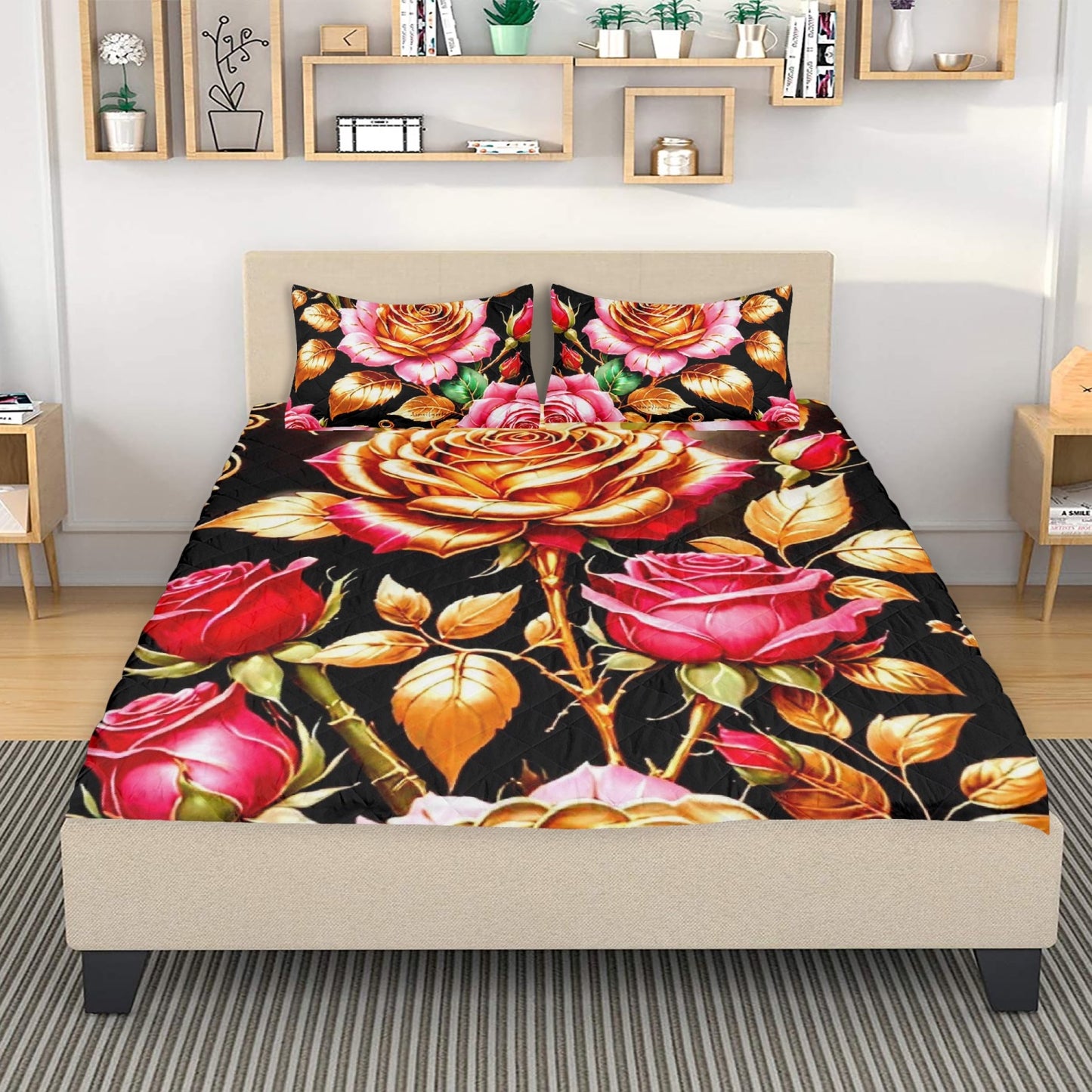 242. Polyester Quilt Bed Sets