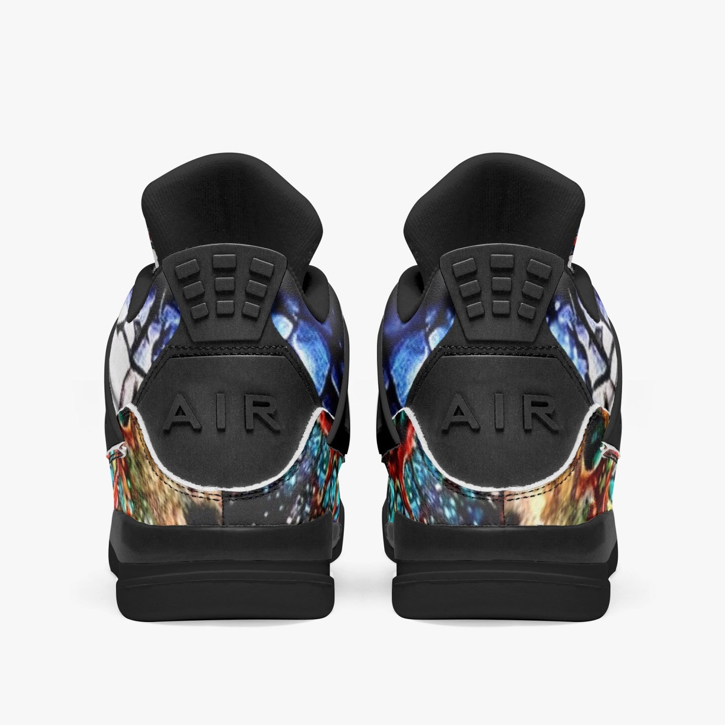698. AJ4 Basketball Sneakers -Black Sole