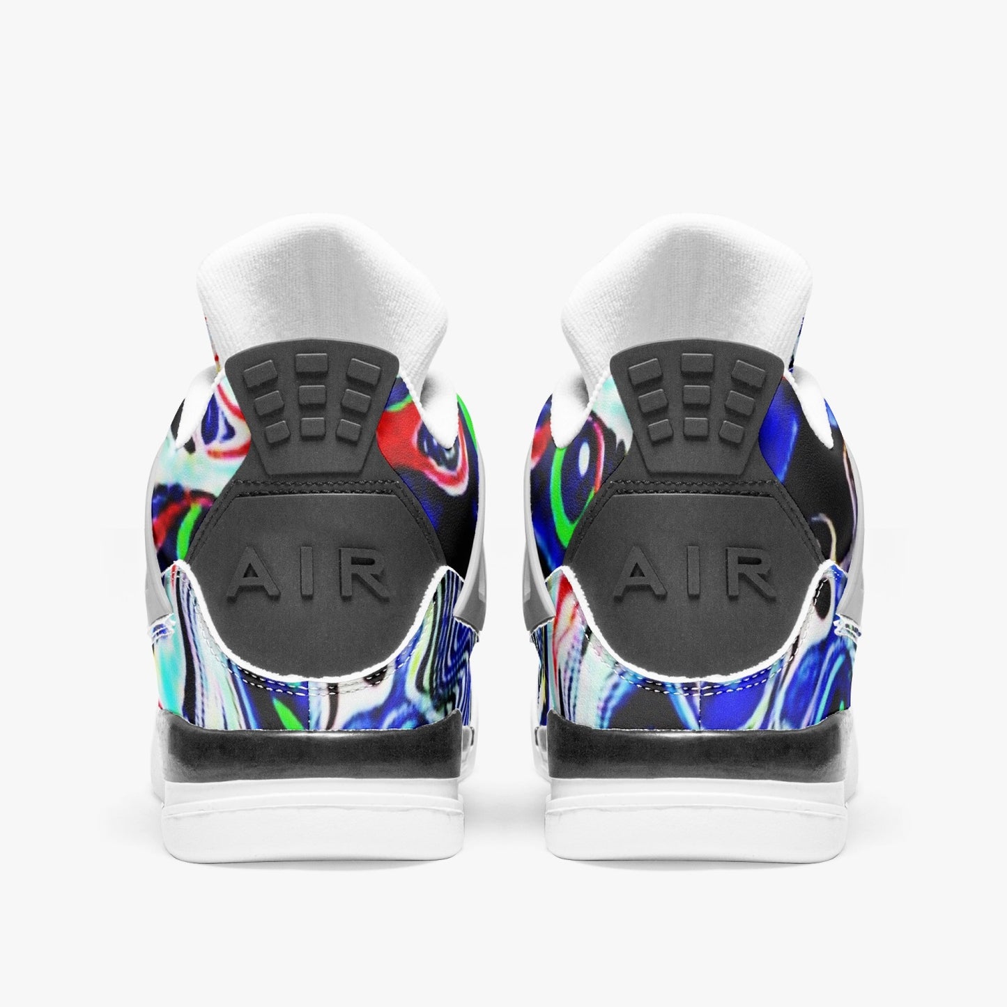 697. AJ4 Basketball Sneakers -White Sole