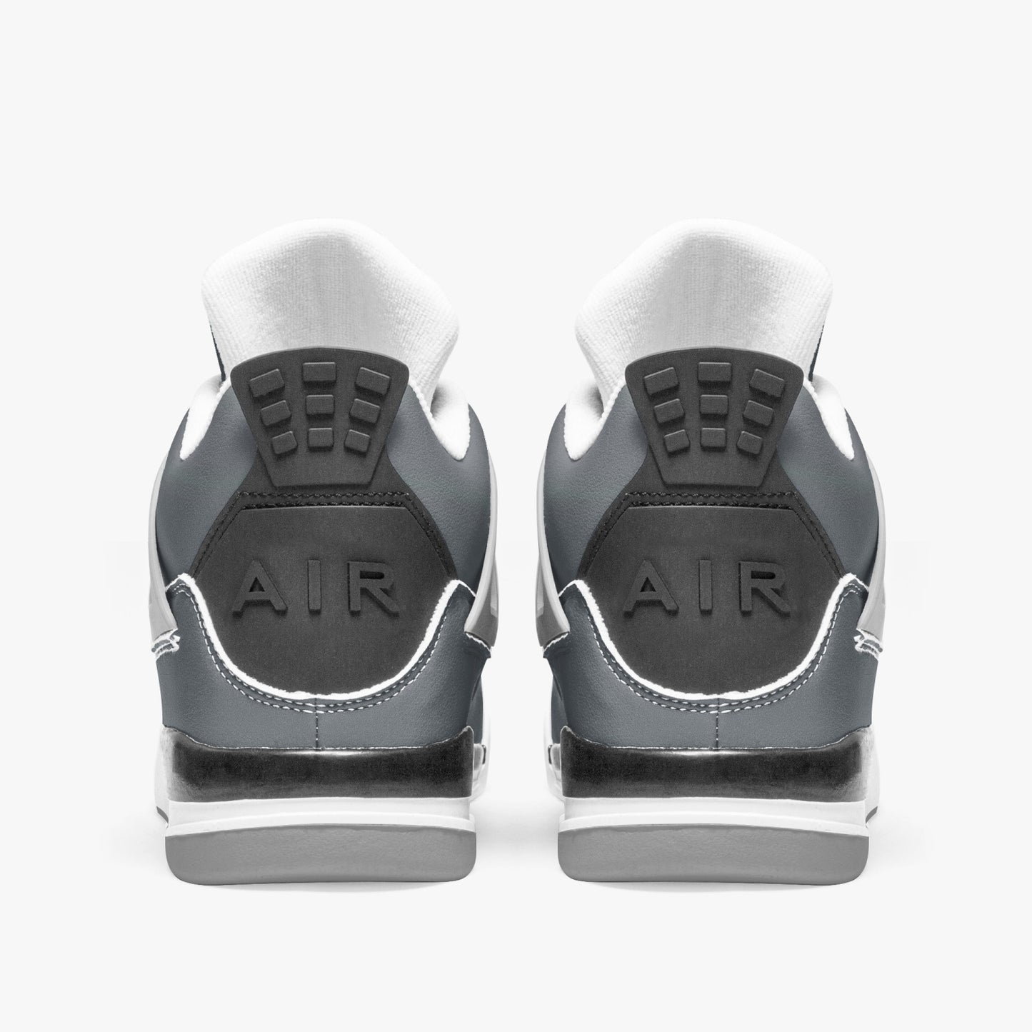 699. AJ4 Basketball Sneakers -Grey Sole