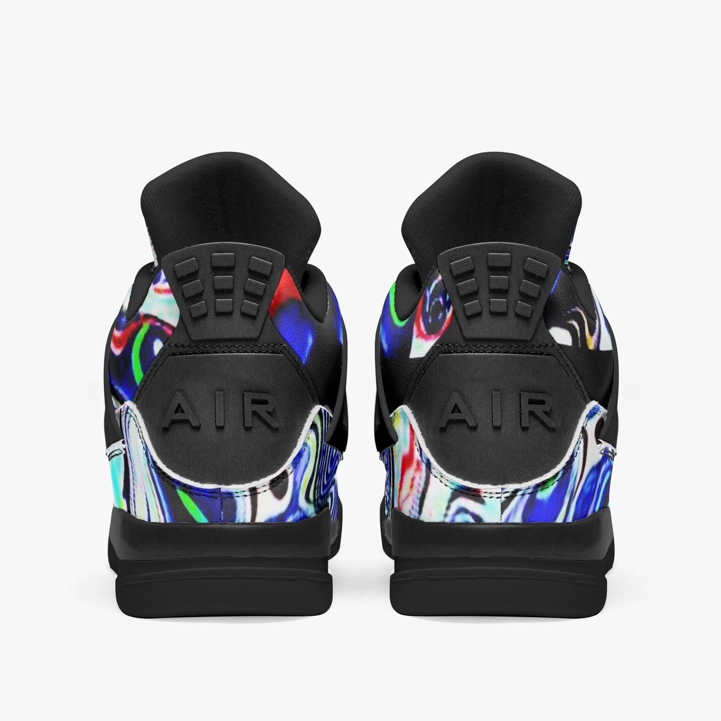 698. AJ4 Basketball Sneakers -Black Sole