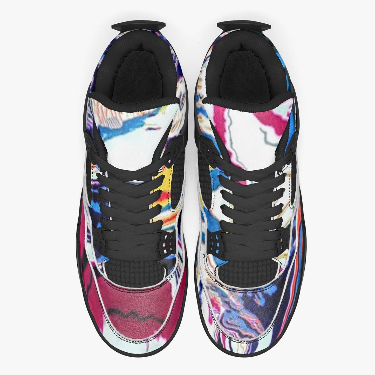 698. AJ4 Basketball Sneakers -Black Sole