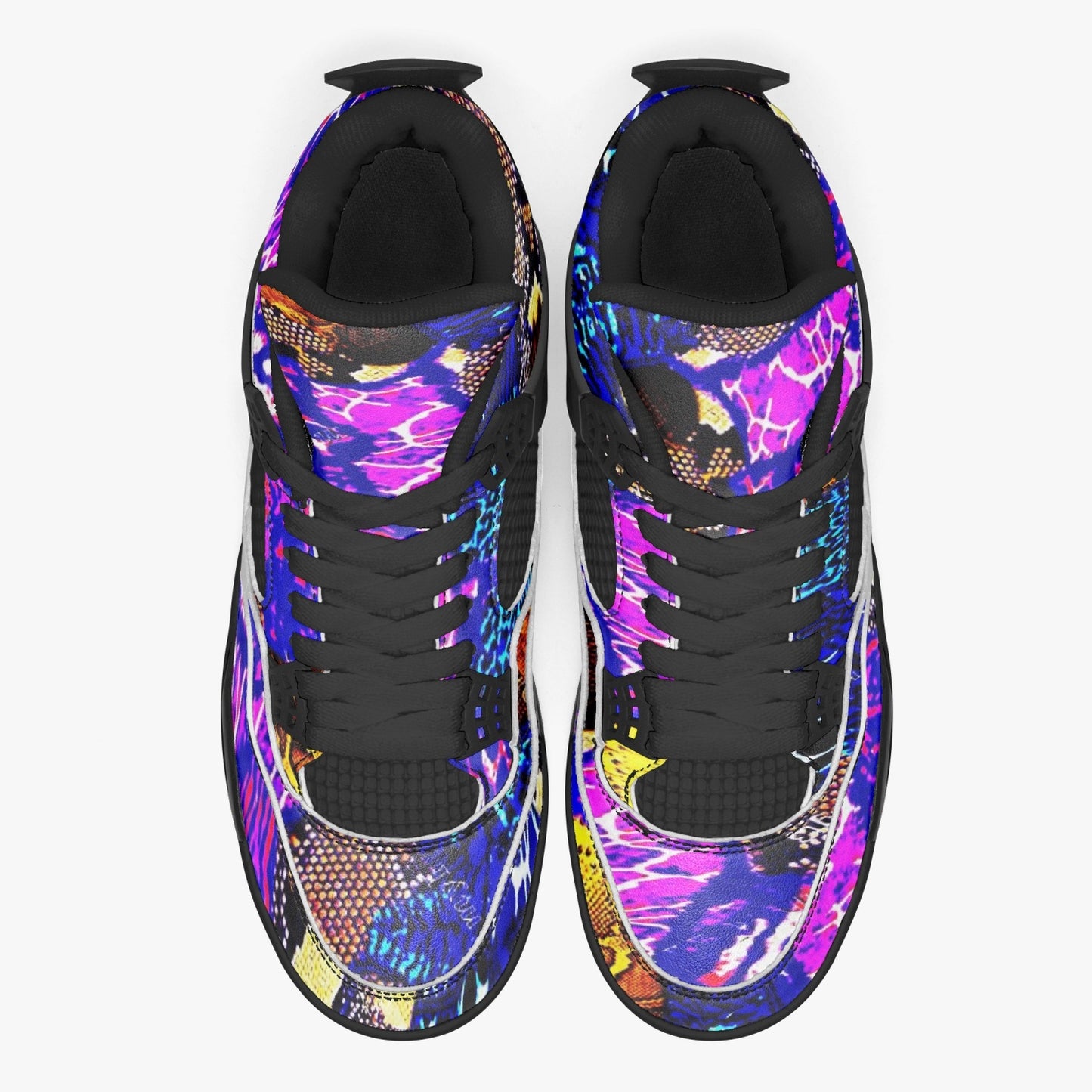 698. AJ4 Basketball Sneakers -Black Sole
