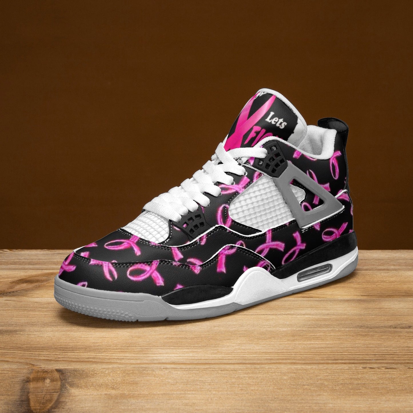 699. AJ4 Basketball Sneakers -Grey Sole