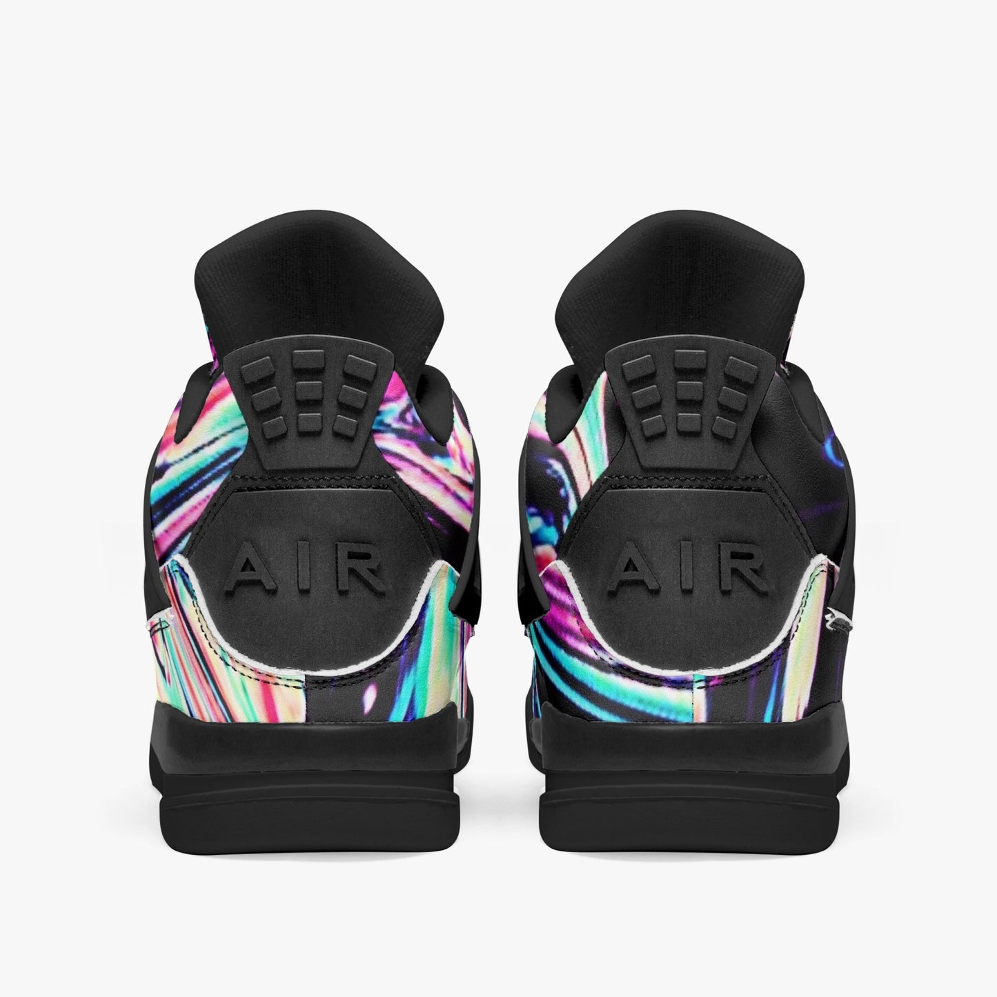 698. AJ4 Basketball Sneakers -Black Sole