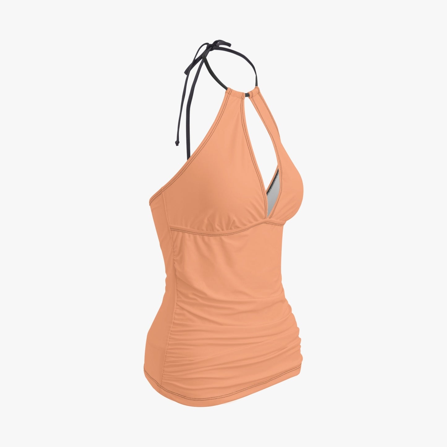 1033. Halter Top Two-Piece Tankini Swimsuit