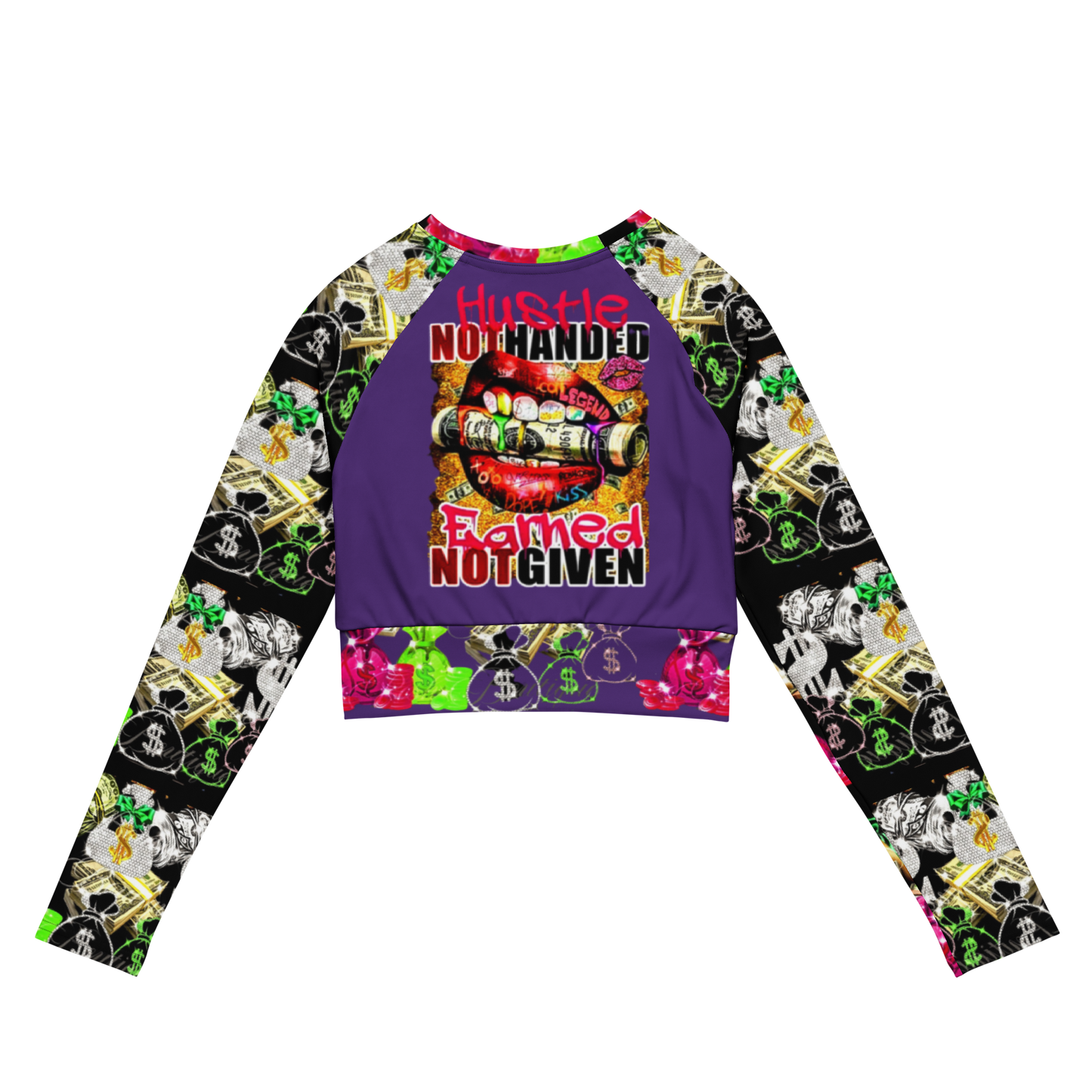 long-sleeve crop top
