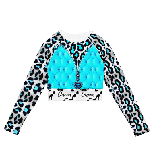 long-sleeve crop top