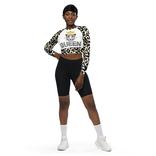 long-sleeve crop top