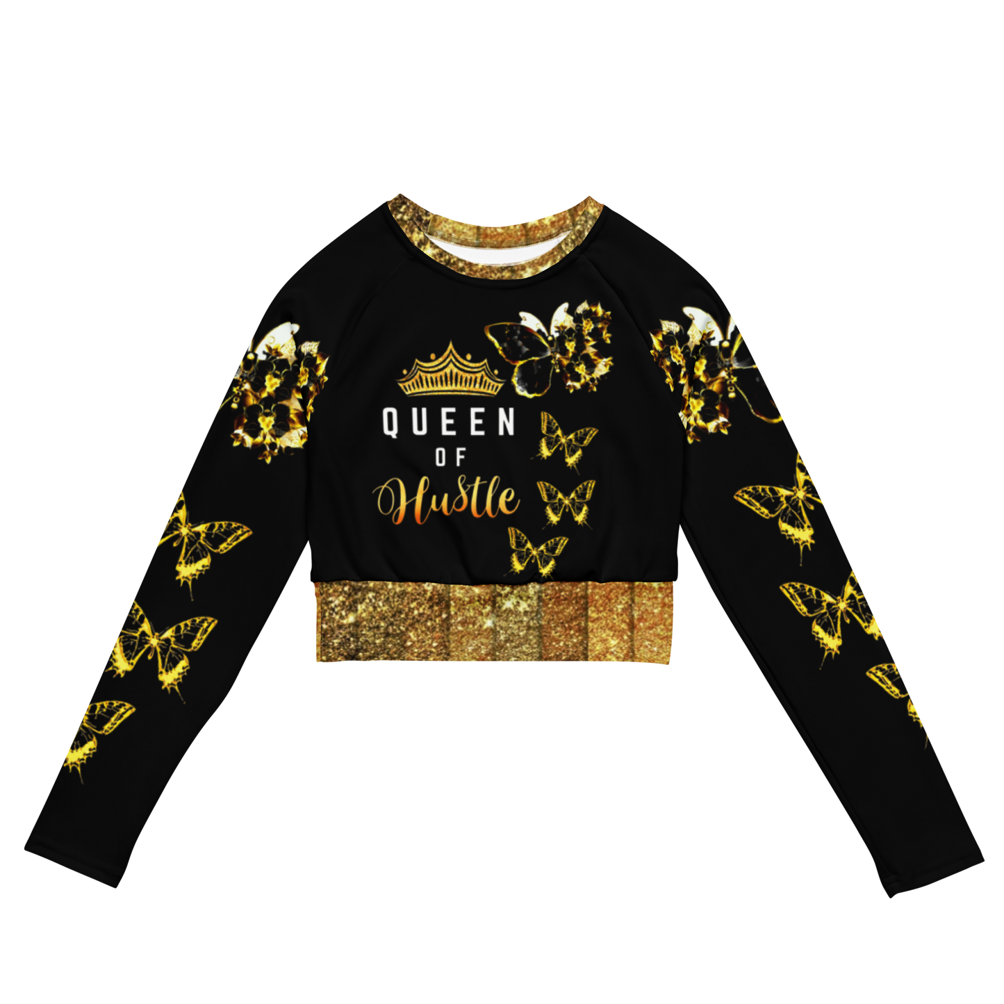 long-sleeve crop top