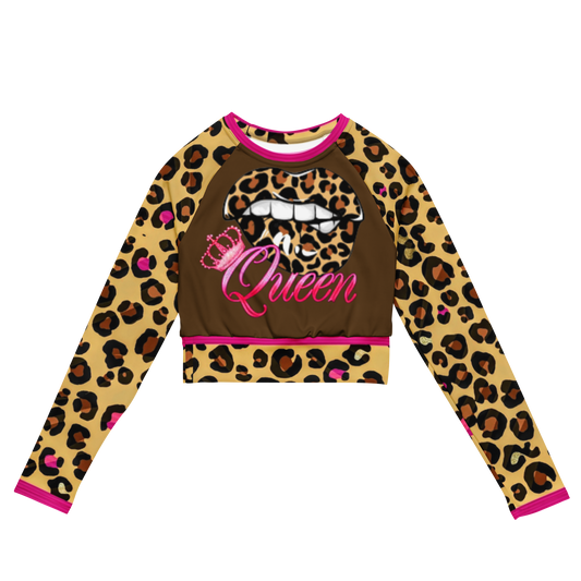 long-sleeve crop top