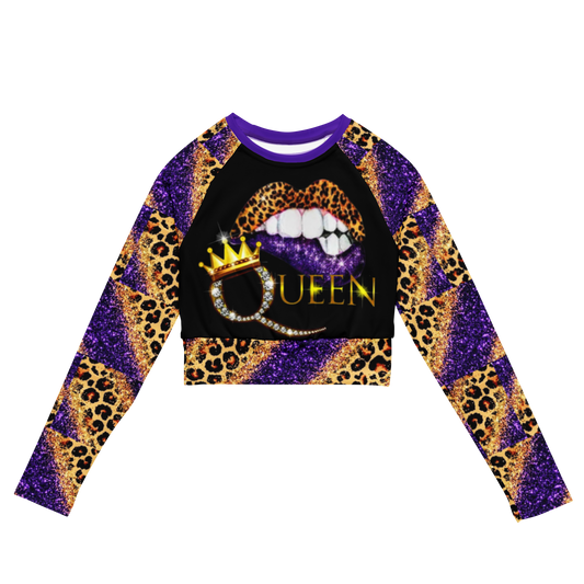 long-sleeve crop top