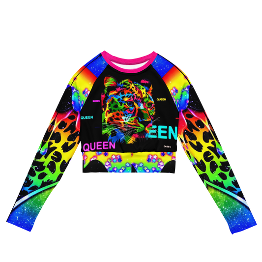 long-sleeve crop top