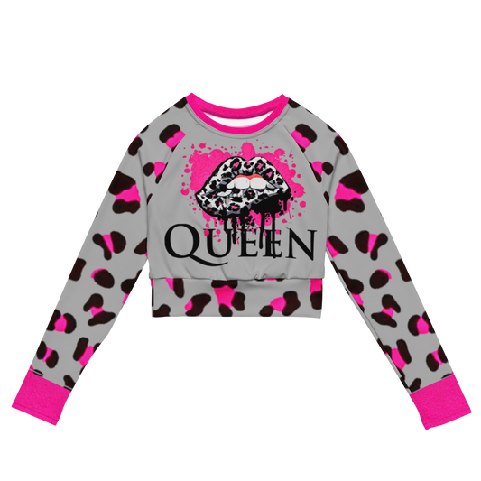 long-sleeve crop top