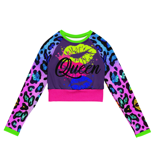 long-sleeve crop top
