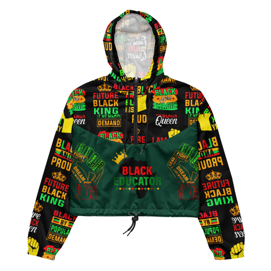 cropped windbreaker