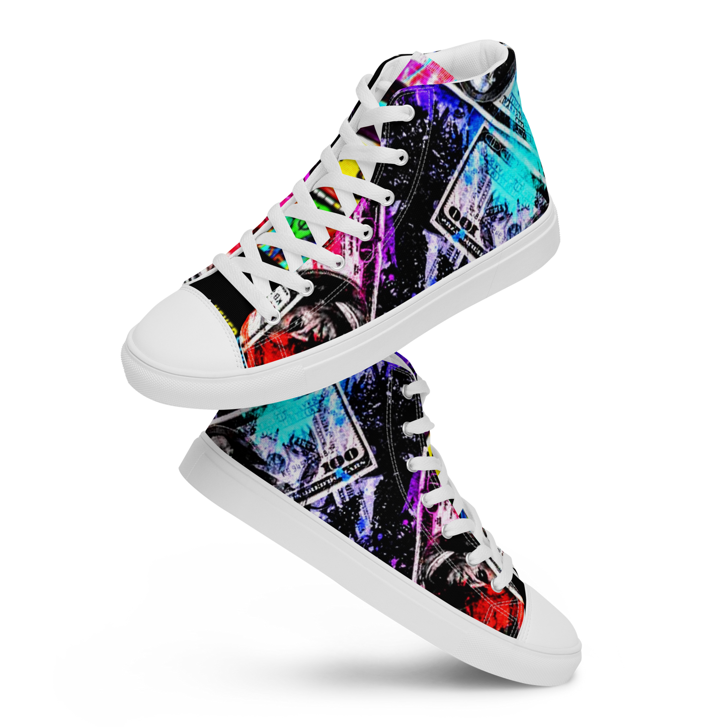 Queens Fashion high top canvas shoes