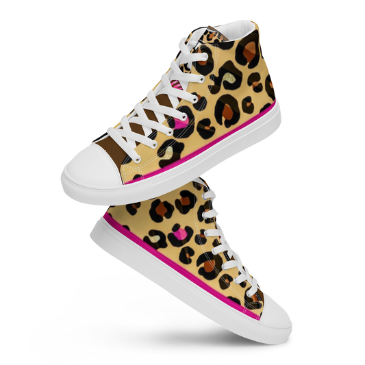 high top canvas shoes