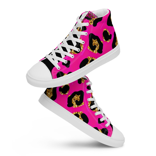High top canvas shoes